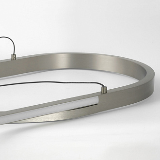Линейно-подвесной светильник 109*55 см, 1*led*48W 3000K Lussole Taylor LSP-7236 серый