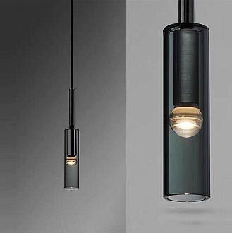 Светильник подвесной ElegantLight DZN-51418 ЧЕРНЫЙ  D70/H420+1500/1/E14/40W 25-07