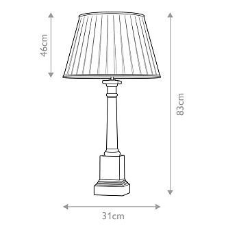 Настольная лампа Elstead Lighting , Арт. DL-PERONNE-TL