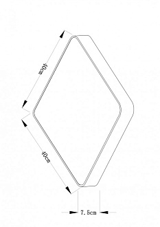 Светильник 40 см Arte lamp Cosmopolitan A7210PL-3WH белый