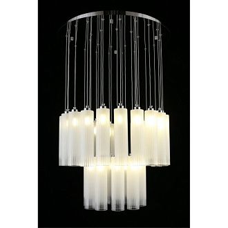 Подвесная люстра 60*60-110 см, 30*G9, 3W, Aployt Francesca APL.859.06.30, хром