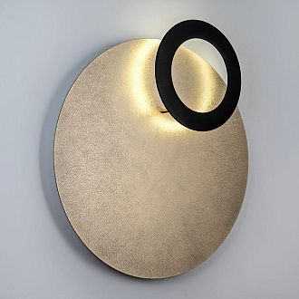 Бра 11x65см, LED, 30Вт, 4200K, Modelux MS.1504.650 Золото, Чёрный