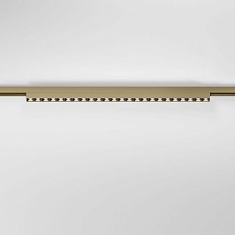 Трековый светильник магнитный 46*2*3 см, LED, 20W, 3000K, Elektrostandard Line Magnetic 85529/01, латунь