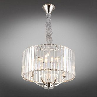 Подвесная люстра 42*41-139,5 см, 5*E14, 40W, Aployt Nela APL.746.03.05, хром