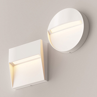 Подсветка для лестниц 11*11 см, LED 3W, 3000К, Белый Maytoni Mane O047SL-L3W3K