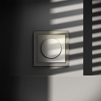 Светорегулятор встраиваемый Voltum S70 поворотно-нажимной 600 Вт, шелк пластик Soft touch VLS070304