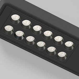 Светильник 25*6*3 см, LED, 9W, 4000K, Elektrostandard Tend 25114/LED, черный
