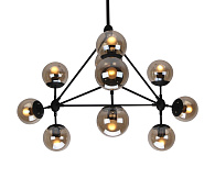 Люстра Kink Light МОДИ 07535-10,19 черный, диаметр 110 см