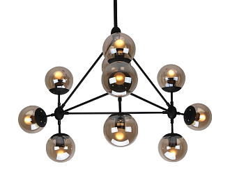 Люстра Kink Light МОДИ 07535-10,19 черный, диаметр 110 см
