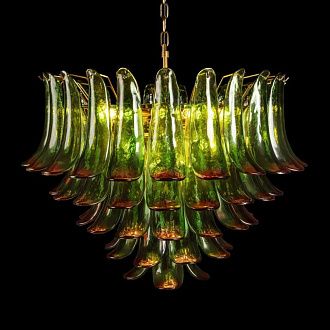 Подвесная люстра 80 см, Loft IT Lilou 10600/800 Green red, бронза