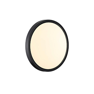 Cветильник 23*2,5 см, LED 18W, 3000/4000 К, IP40, черный, пластик Sonex Alfa Black, 7660/18L