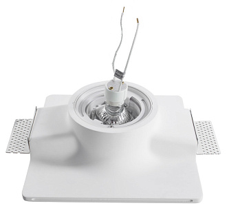 Светильник встраиваемый гипс Arte-Lamp INVISIBLE A9410PL-1WH,белый, вр 21*21 см