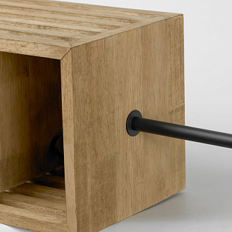 Торшер 25*137 см, 1*E27 Lussole Prairie LSP-0653 коричневый