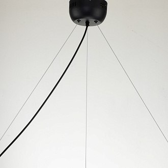 Подвесная люстра Favourite Light point 2997-9P, D850*H290/1220, каркас светильника сочетает два цвета - золотая гальваника и черный, поворотный плафон, лампу GU10 можно менять