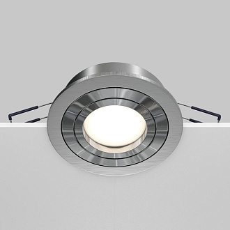 Встраиваемый светильник Maytoni Atom DL023-2-01S, серебро