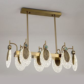 Подвесная люстра 81 см, 32W, 4000K, Modestyle MS.89005.8, латунь