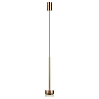 Подвесной светильник *13*253- см, 1*LED*4W, 3000K, Odeon Light Laslo 7152/10L, медный