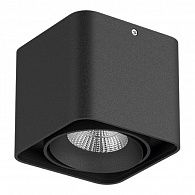 Светильник 10*10*9 см, Lightstar MONOCCO 212517, черный, GU10, без лампы