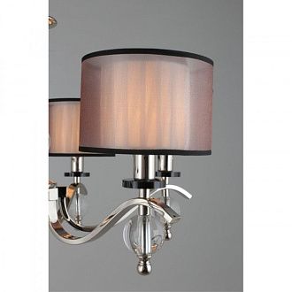 Подвесная люстра 72*70-140 см, 6*E14, 40W, Aployt FLORET APL.703.03.06, хром