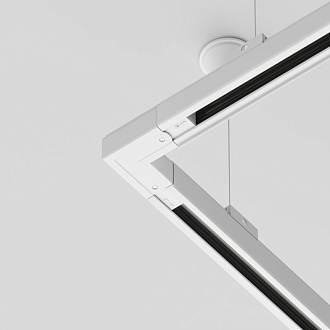 Комплектующие для накладной трековой системы Maytoni Technical Three phase track system Trinity TRA005CL-31W-R белыйIP 20