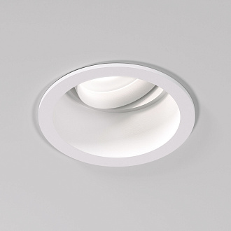 Точечный светильник GU10 W, К, 5,1*8,5*8,5 см, белый, Elektrostandard Hide 25008/01, вр 7,5 см