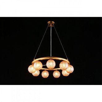 Подвесная люстра 60*50-150 см, 9*G9, 0W, Aployt OLA APL.764.03.09, бронзовый