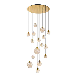 Люстра подвесная 117 см, ST LUCE IDESIA SL1188.303.16 Латунь