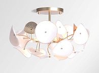Люстра Ø600 x H500, мм, 6*40W (240W), CHAMPAGNE GOLD (ЗОЛОТИСТОЕ ШАМПАНСКОЕ) NewRgy 5221/6X CHAMPAGNE GOLD