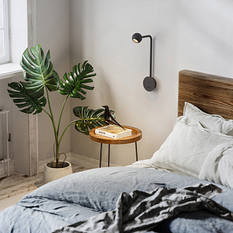 Бра 19,3*10*40,1 см, LED *  6W, 3000К Mantra Eyes 7513, черный