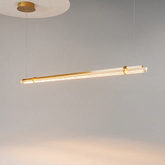 Линейный светильник 120*18*310 см, LED, 20W, 3000К, Maytoni Plume MOD340PL-L20BS3K латунный