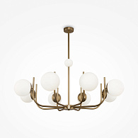 Люстра на штанге Maytoni Rendez-vous MOD109PL-08BS, диаметр 103 см, латунь