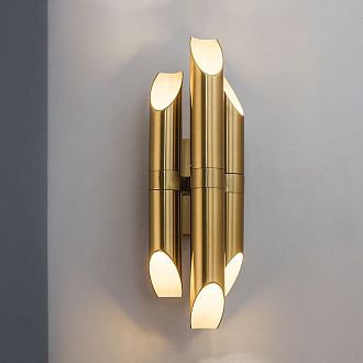 Бра casamilano shard 25*18*52 см, 6*G9*40W, ImperiumLoft 143766-22, Латунь