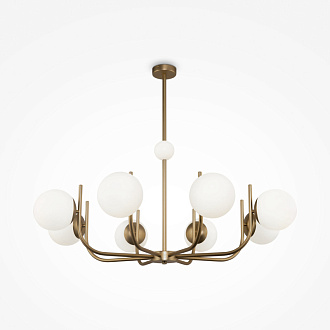 Люстра на штанге Maytoni Rendez-vous MOD109PL-08BS, диаметр 103 см, латунь