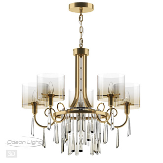 Светильник 65 см, Odeon Light Nicole 4886/5, бронза
