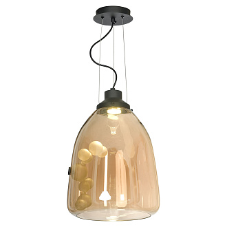 Подвесной светильник Lussole LSP-8500, 31*55 см, черный