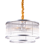 Люстра Ø500 x H310, мм, 6*40W (240W), SIL+CL(Матовый хром) NewRgy 2471W/6 SIL+CL