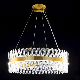 Люстра 80 см, 100W, 3000K-5500K Citilux Ричард CL336083 золото