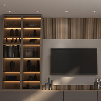 LED светильник 11 см, 9W, 4000K, Novotech Gesso 358815, белый, вр 9 см