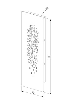 Бра 9*30 см, LED 8W, 4200K, 600Lm Grape 40149/1 LED Elektrostandard черный
