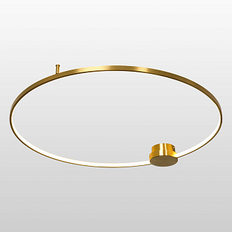 Потолочный светильник 85*6 см, 1*led*30W 3000K Lussole Lowell LSP-7111 бронзовый