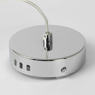 Подвесной светильник Lussole LSP-7097, 10*45 см, хром