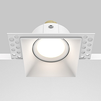 Светильник 11/8*8 см, GU10, IP20 Maytoni Technical DL042-01-SQ-W, белый, вр 8 см
