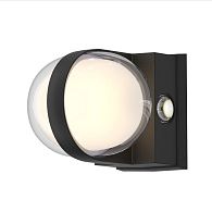 Уличный настенный светильник *6,5*9-9 см, 1*LED*12W, 3000K, Favourite Jocus 4851-1W, черный