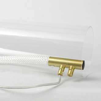 Линейно-подвесной светильник 100*45 см, 1*LED 4000K Lussole River LSP-7290 матовое золото