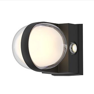 Уличный настенный светильник *6,5*9-9 см, 1*LED*12W, 3000K, Favourite Jocus 4851-1W, черный