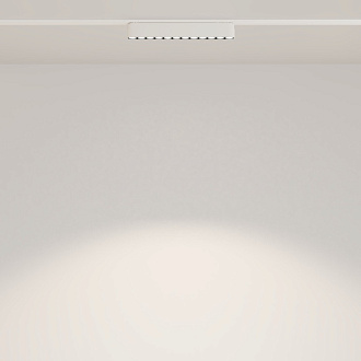 Трековый светильник 2,6*22,2*2,9 см, LED 12W, 4000К, Белый Maytoni Points TR082-1-12W4K-M-W