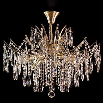 Подвесная люстра Citilux Селена CL302183, диаметр 55 см, бронза