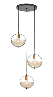 Подвесной светильник  35*142 см, 3*E27 черный, золото Vele Luce Broadway VL5362P23