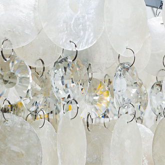 Светильник с ракушками 60 см, Arte Lamp PIPIRIMA A4041SP-8CC, хром