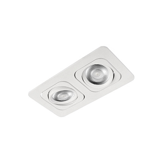Встраиваемый светильник 18*10*2,5 см, GU10 LOFT IT Trick 10342/2 White белый, вр 15,5*8,5 см